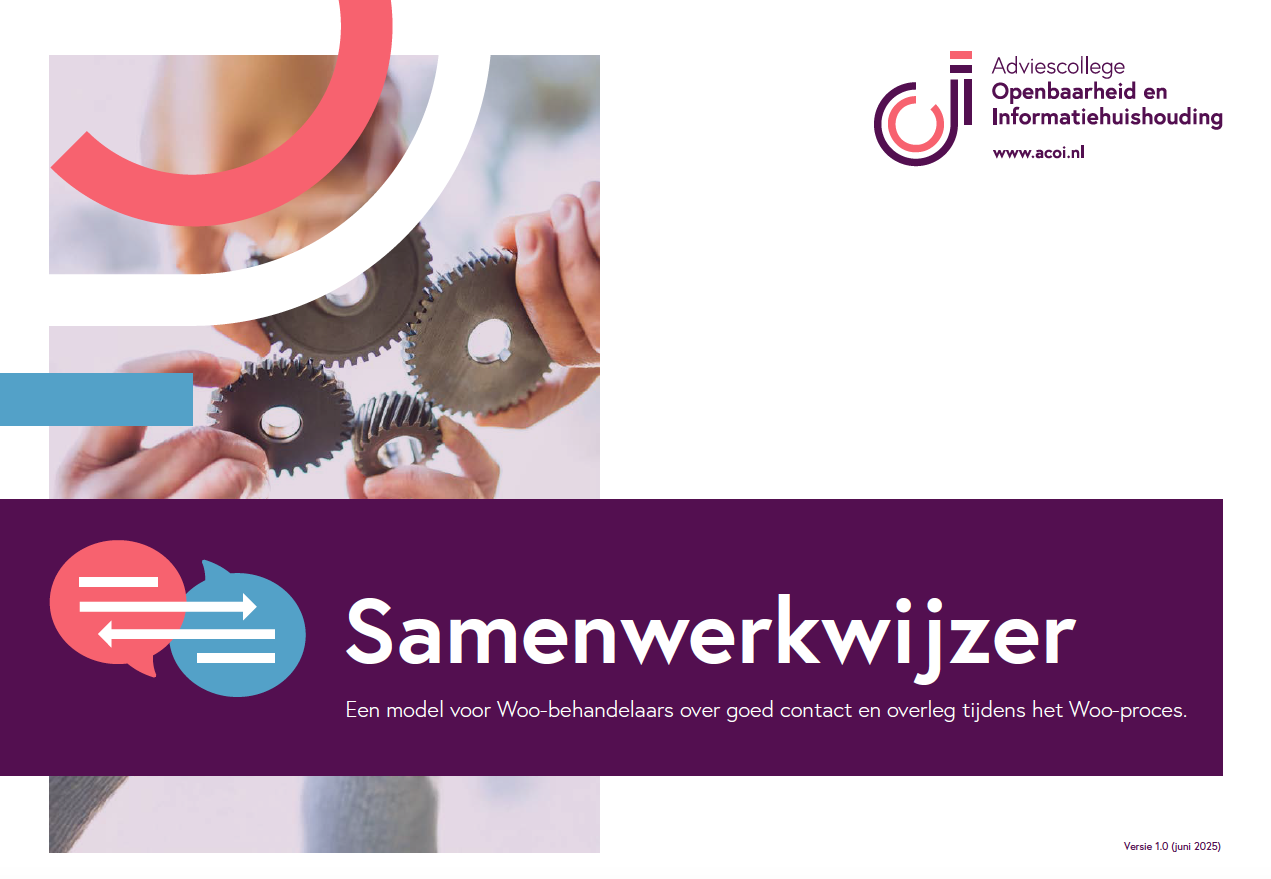 image for ACOI presenteert Samenwerkwijzer voor behandelen Woo-verzoeken image