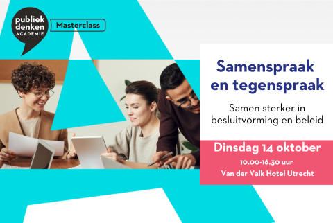 image for Masterclass Samenspraak en tegenspraak: voor informatie­professionals in een politiek-bestuurlijke context image