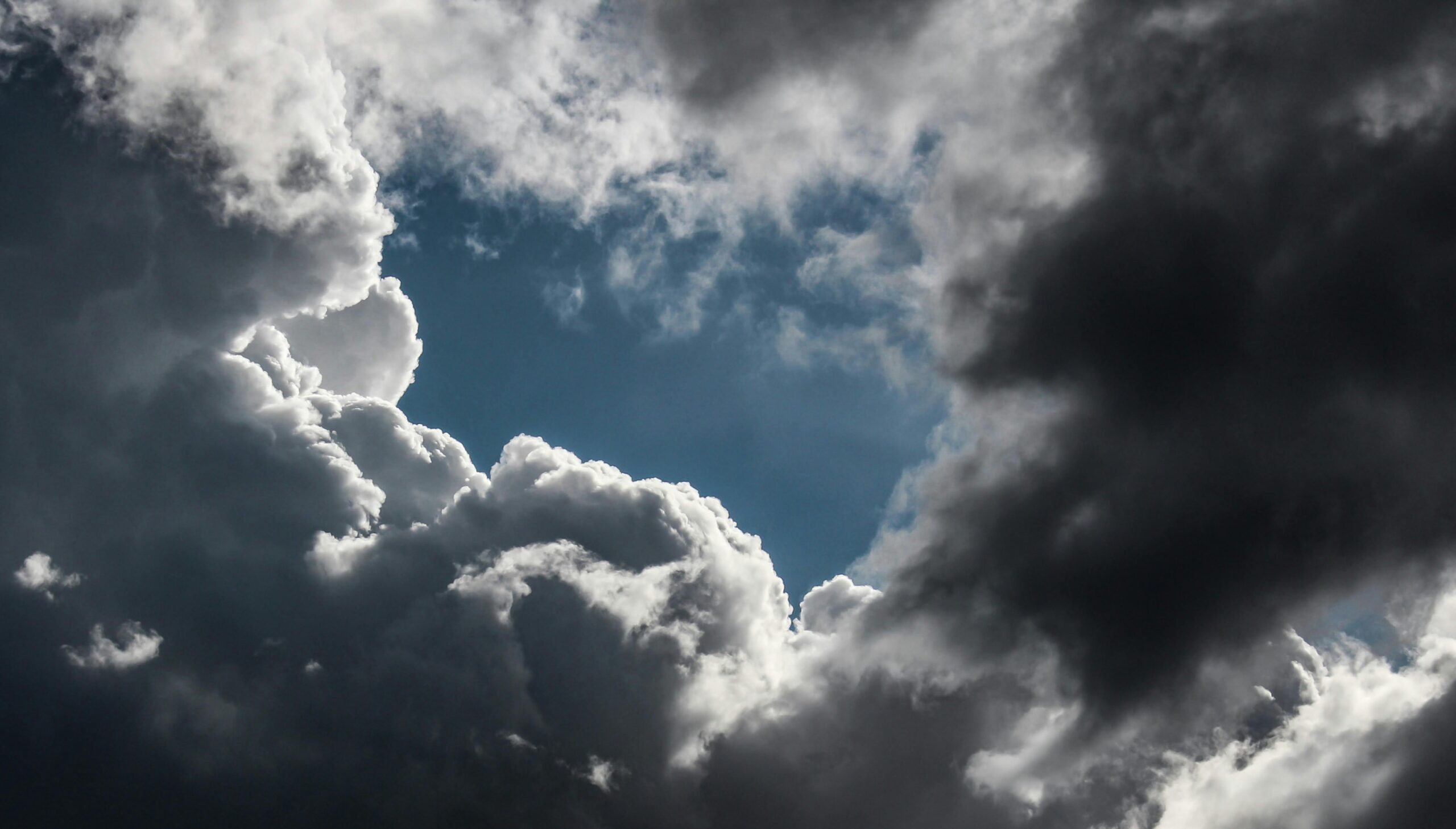 the sky before the storm